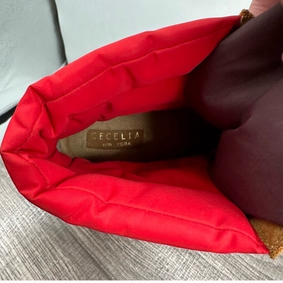 ANTHROPOLOGY CECILIA NY TILDEN woman tan luxury work boot with colorful top 9M - Picture 7 of 13